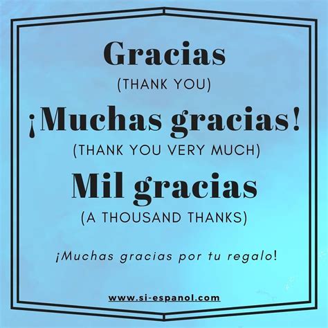 Thanks So Much In Spanish