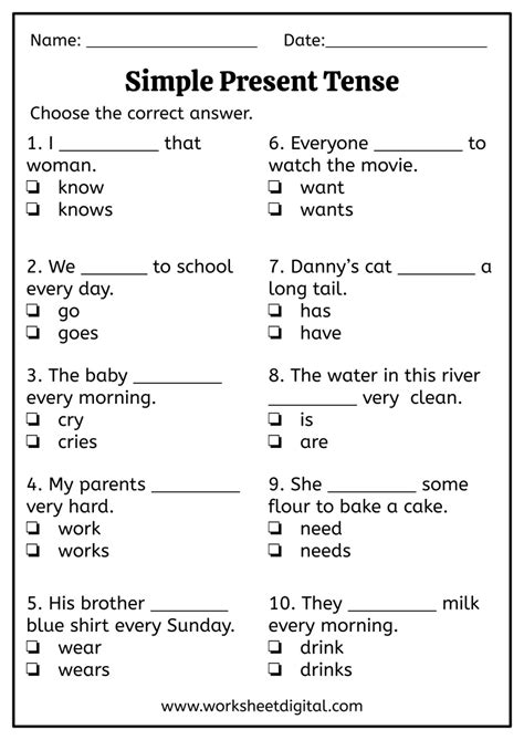 Image result for Present Simple Grammar Worksheets