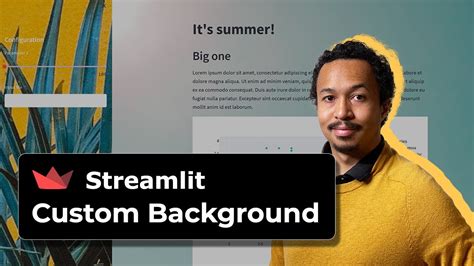 Image result for Streamlit Tutorial Background Colour Change