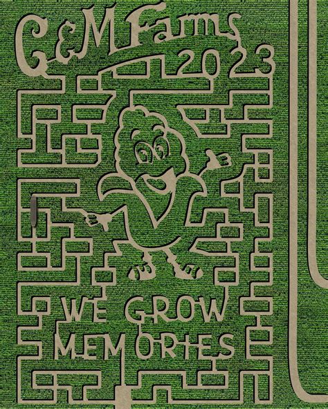 G&M Farms | Our 2023 corn maze design and it is our 2️⃣0️⃣th corn maze ...