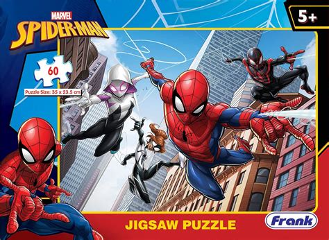 Buy Frank Marvel Spider- Man 60 pcs Jigsaw Puzzle Online at Low Prices ...