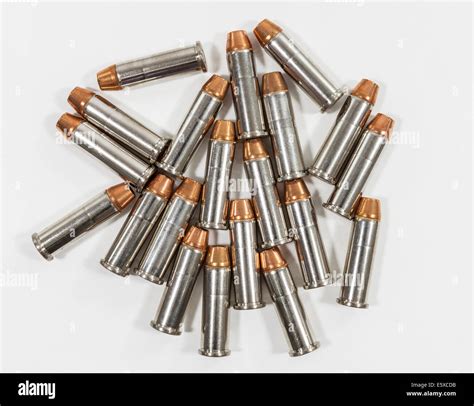 Spilled 38 caliber hollow point bullets Stock Photo - Alamy