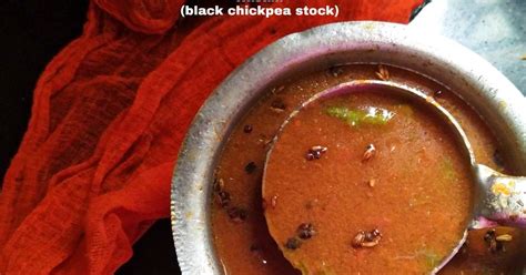 Rasam (black Chickpea stock rasam) Recipe by Kavita R - Cookpad
