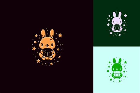 Adorable mooncake bunny with patch design patch of a bunny h png ...