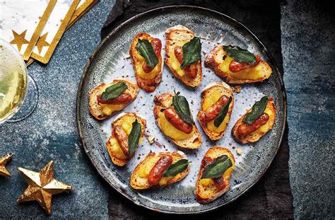 Sage and Apple Crostini Recipe | Christmas Canapés | Tesco Real Food