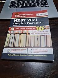 NEST 2024 : National Entrance Screening Test (General Aptitude, Physics ...