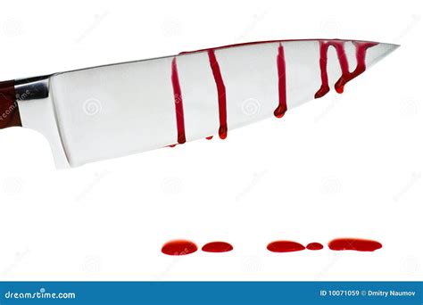 Knife with blood stock image. Image of droplets, drain - 10071059