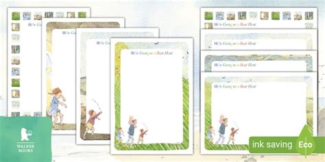 We're Going on a Bear Hunt Page Borders | Twinkl