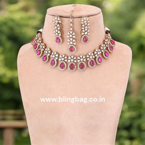 Wine Darcey Victorian Jewellery Set- New Arrival – Bling Bag