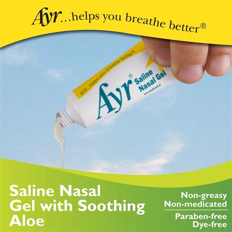 Ayr Saline Nasal Gel with Soothing Aloe - 0.5 oz