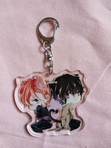 Buy Bungou Stray Dogs Dazai Osamu Nakahara Chuuya Acrylic Keychain ...