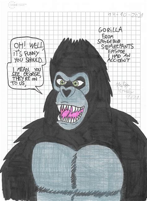 Spongebob Squarepants Gorilla