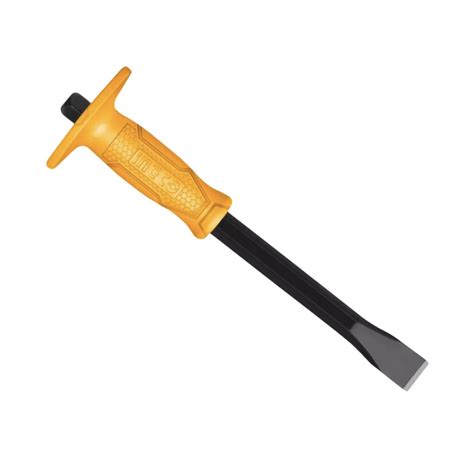 METAL CHISEL, FLAT HEAD CHISEL WITH HAND GUARD FOR CONCRETE CUTTING ...