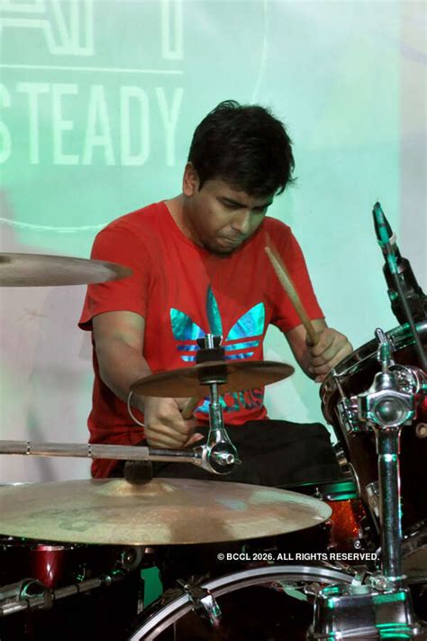 Abhinandan Mukherjee during a rock and roll night