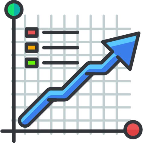 Line chart - Free business icons