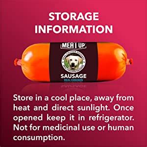 Buy Meat Up Real Chicken Sausage (Pack of 2) For All Life Stages Dog ...