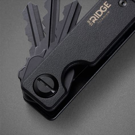 Matte Black Titanium KeyCase // The Ridge