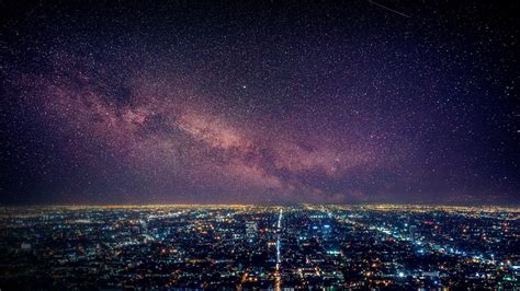 Los Angeles Starry Night Wallpaper, HD City 4K Wallpapers, Images and ...
