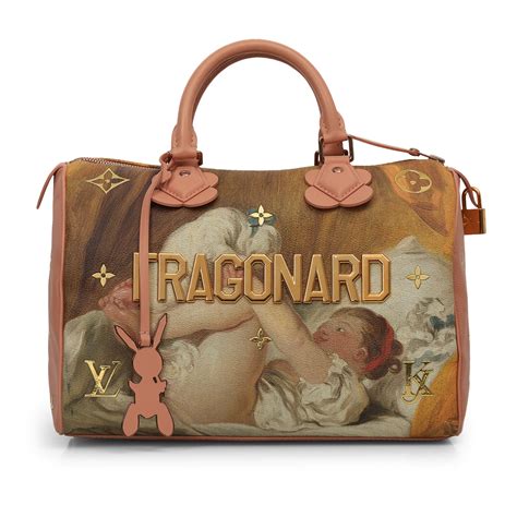 X Jeff Koons Masters Collection Fragonard Speedy 30 – Confidential Couture