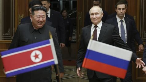 Vladimir Putin meets Kim Jong Un in first visit to North Korea in 24 ...