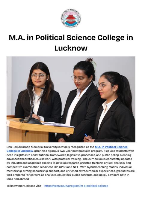 PPT - M.A. in Political Science College in Lucknow PowerPoint ...