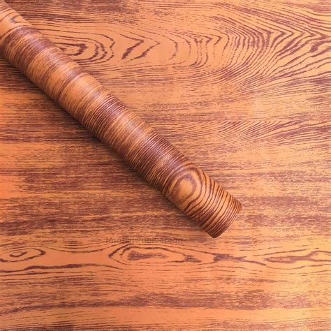 Univocean PVC Self Adhesive Wood Texture Renovation Wallpaper Furniture ...