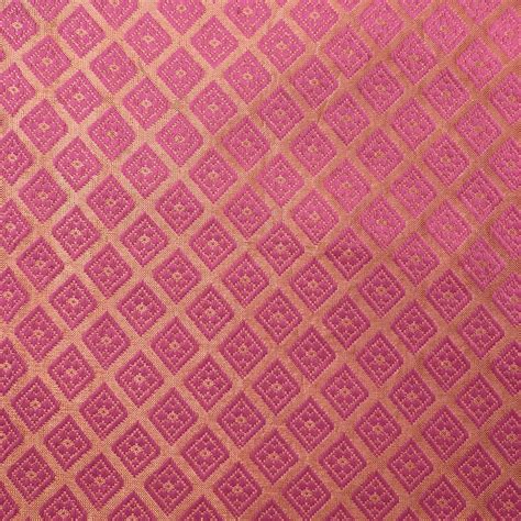Buy Fuchsia Pink Brocade Fabric Online – The Feel Good Studio