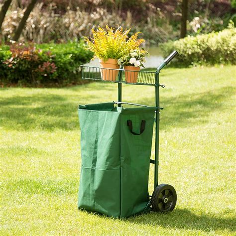 Glitzhome Outdoor Camping Garden Cart with Wheels India | Ubuy