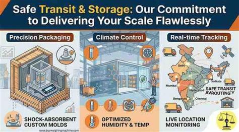 Safe Transit & Storage: Our Commitment to Delivering Your Scale Flawlessly