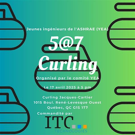 Curling YEA ASHRAE Québec 2025, Club de Curling Jacques-Cartier, Québec ...