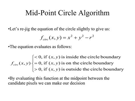 Image result for Problems of Midpoint Algorithm in Computer Graphics