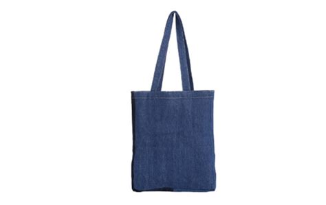 Custom Rejean Dual Shaded Denim Tote Bag | Personalised with Name & Logo