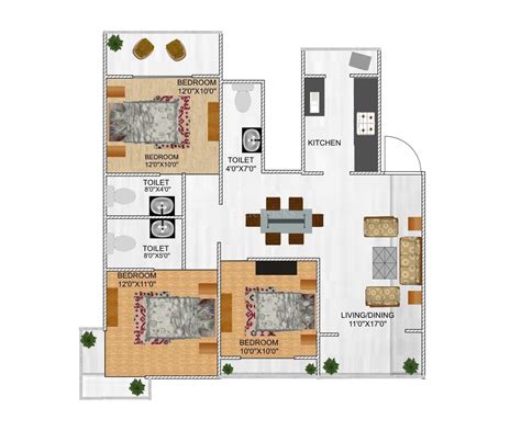 Sai Solitaire Floor Plans | Kharghar, Mumbai