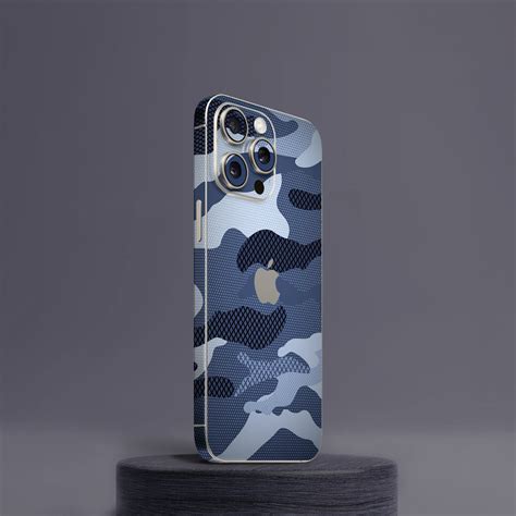 Military Blue Camo Mobile Skin – Wrap Shopee