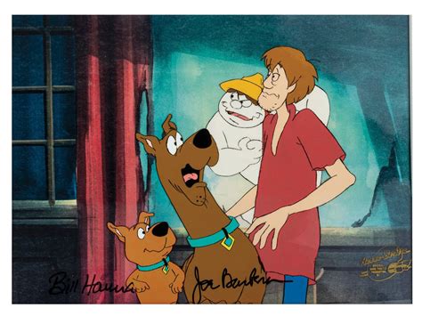 Signed Scooby-Doo Meets the Boo Brothers Animation Cel. - Van Eaton ...