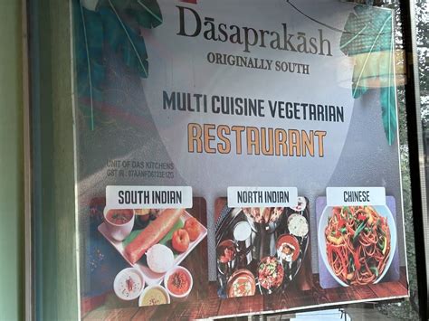 Menu at Dasaprakash - Hauz Khas, New Delhi