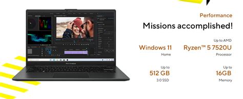 ASUS Vivobook Go 14, 14" FHD (1920 x 1080), AMD Ryzen 5 7520U Processor ...