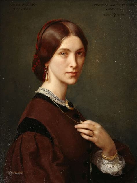 Grosse, Theodor - Mrs. Agnes Jordan . 1865. | Portrait, Renaissance ...