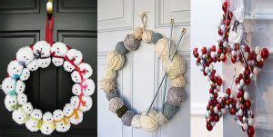 So könnt ihr einen richtig kreativen Weihnachtskranz basteln - 20+ Ideen