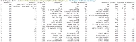 How to Print a Column Header in Python 的图像结果