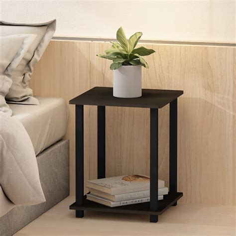 Callas Stylish Wooden Sofa Bedside Table | Sofa Mate Engineered Wood ...