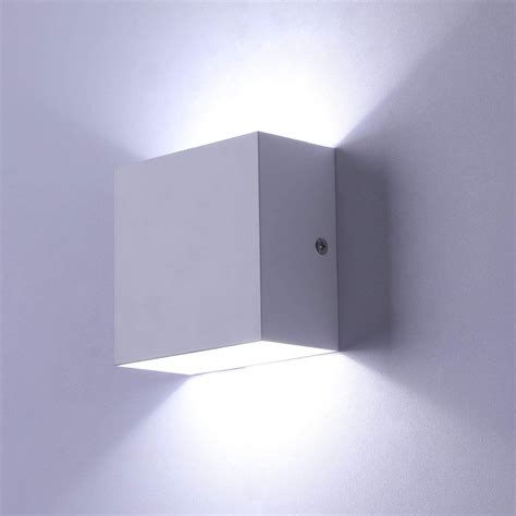 ELEPHANTBOAT® 6W LED Wall Light Indoor Dual Wall Lamps Wall Mounted ...