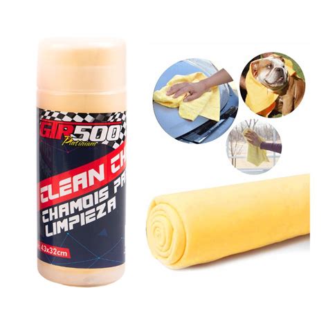 Chamois Paño Absorbente Para Limpieza Y Secado En Toallas 43 X 32Cm