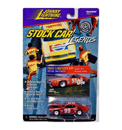 Johnny Lightning Stock Car Legends - Rare White Lightning - Fred ...