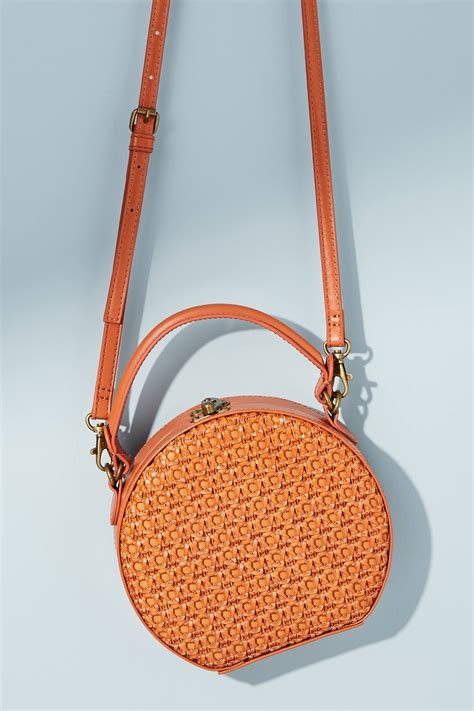Anthropologie + Serena Woven Circle Bag