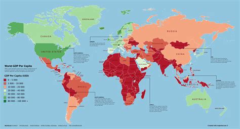 Country Map By Gdp