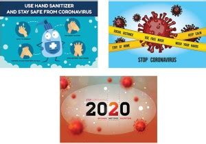 posters Combo - Precautions - Symptoms - Posters for Hospitals- Medical ...