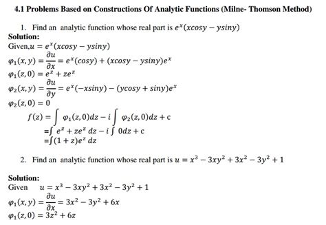 Image result for Analytic Function Examples