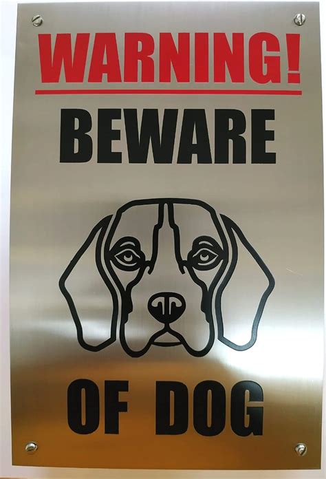 Amazing Sign Sign Board Beware Guard Dogs on duty & Beware of dog Combo ...