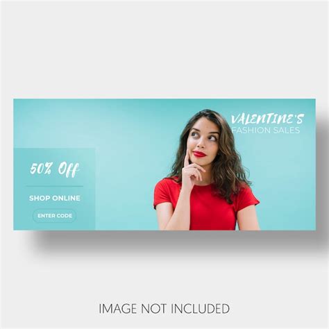 Banner template sales valentine's day | Free PSD